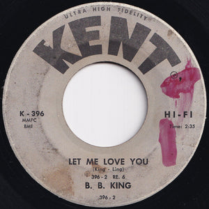 B. B. King - You're Gonna Miss Me / Let Me Love You (7 inch Record / Used)