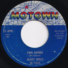 画像をギャラリービューアに読み込む, Mary Wells - Two Lovers / Operator (7 inch Record / Used)
