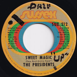 Presidents - Triangle Of Love (Hey Diddle Diddle) / Sweet Magic (7 inch Record / Used)