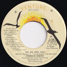 Load image into Gallery viewer, Creme D'Cocoa - Mr. Me, Mrs. You / Leading Lady (7 inch Record / Used)
