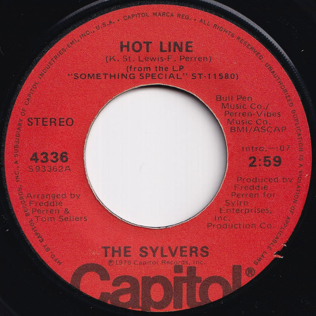 Sylvers - Hot Line / That's What Love Is Made Of (7 inch Record / Used)