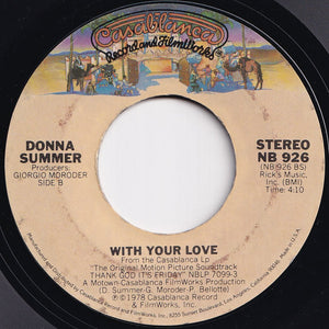 Donna Summer - Last Dance / With Your Love (7 inch Record / Used)