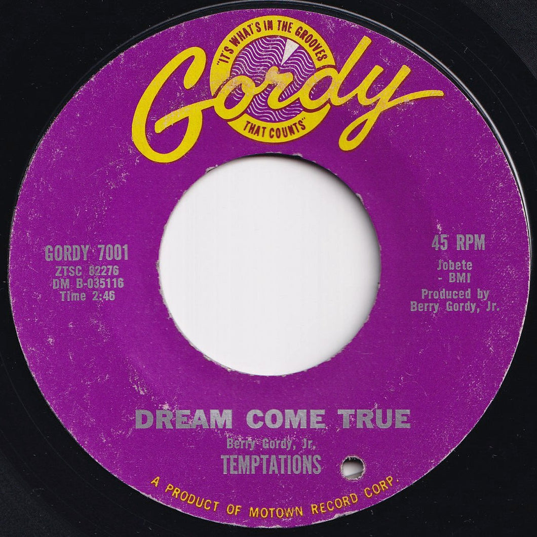 Temptations - Dream Come True / Isn't She Pretty (7 inch Record / Used)