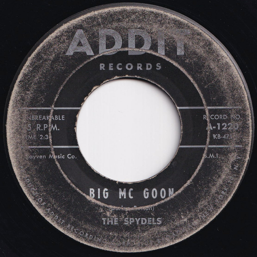 Spydels - Big Mc Goon / We're In Love (7 inch Record / Used)