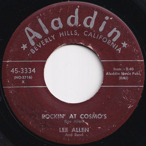 Lee Allen And Band - Rockin' At Cosmo's / Shimmy (7 inch Record / Used)