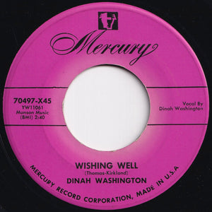 Dinah Washington - Teach Me Tonight / Wishing Well (7 inch Record / Used)