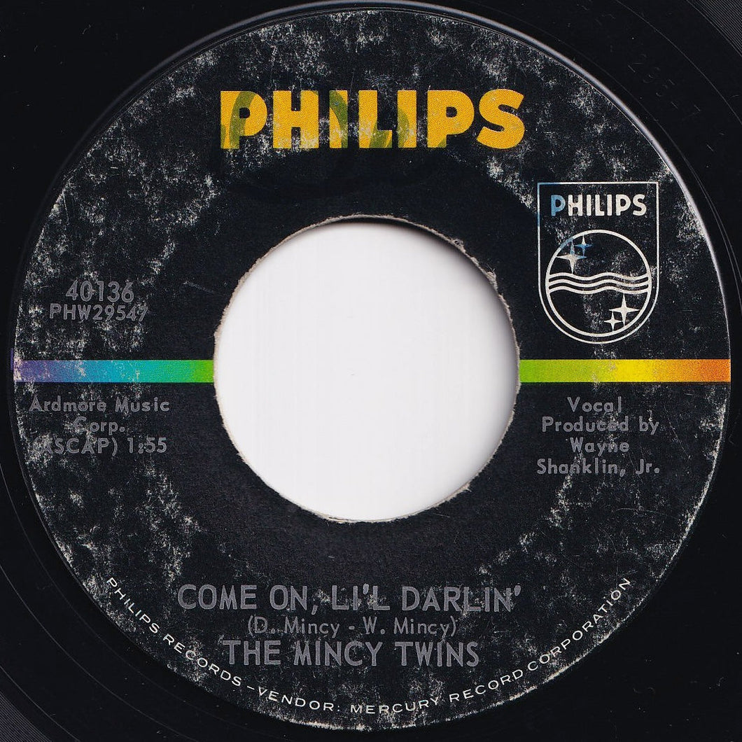 Mincy Twins - Come On, Li'l Darlin' / The Dream (7 inch Record / Used)