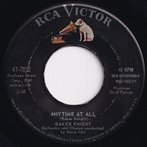 Baker Knight - Dum Dum Diggley Dum / Anytime At All (7 inch Record / Used)