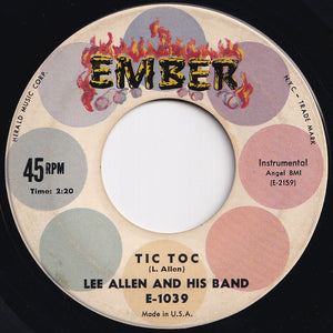 Lee Allen And His Band - Tic Toc / Chuggin' (7 inch Record / Used)