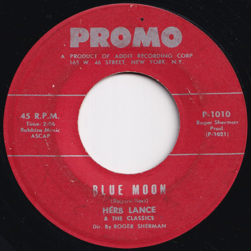 Herb Lance - Blue Moon / Little Boy Lost (7 inch Record / Used)