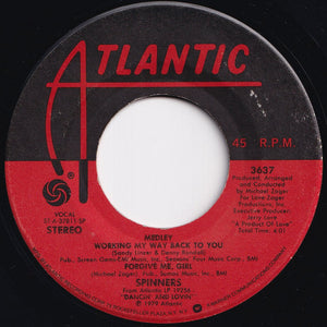 Spinners - Medley: Working My Way Back To You / Disco Ride (7 inch Record / Used)