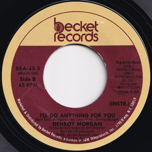 Denroy Morgan - I'll Do Anything For You / (Instrumental) (7 inch Record / Used)