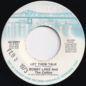 Bobby Lanz - If This World Were Mine / Let Them Talk (7 inch Record / Used)