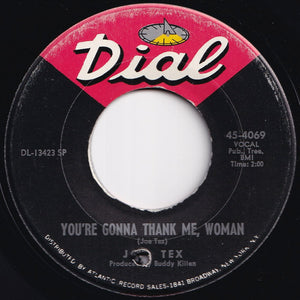 Joe Tex - Men Are Gettin' Scarce / You're Gonna Thank Me, Woman (7 inch Record / Used)