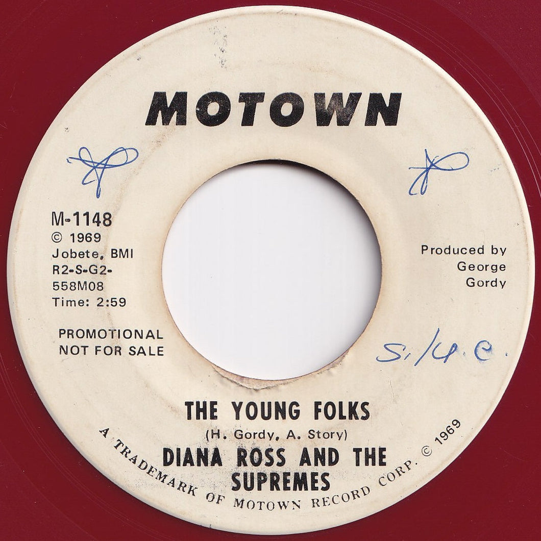 Supremes - The Young Folks / The Young Folks (7 inch Record / Used)