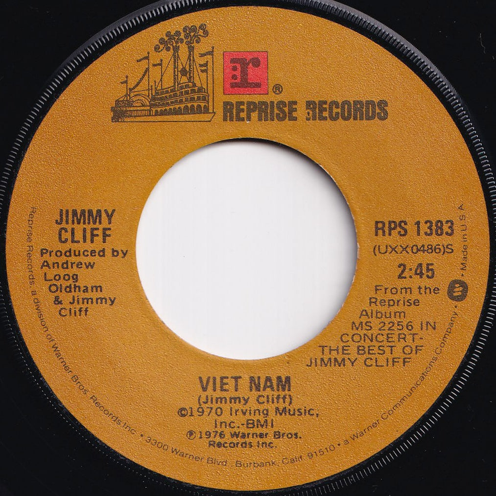 Jimmy Cliff - Viet Nam / The Harder They Come (7 inch Record / Used)