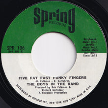 画像をギャラリービューアに読み込む, Boys In The Band - Money Music / Five Fat Fast Funky Fingers (7 inch Record / Used)
