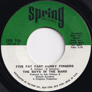 Boys In The Band - Money Music / Five Fat Fast Funky Fingers (7 inch Record / Used)