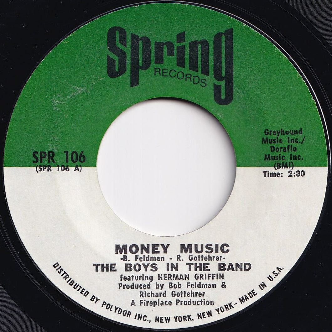 Boys In The Band - Money Music / Five Fat Fast Funky Fingers (7 inch Record / Used)