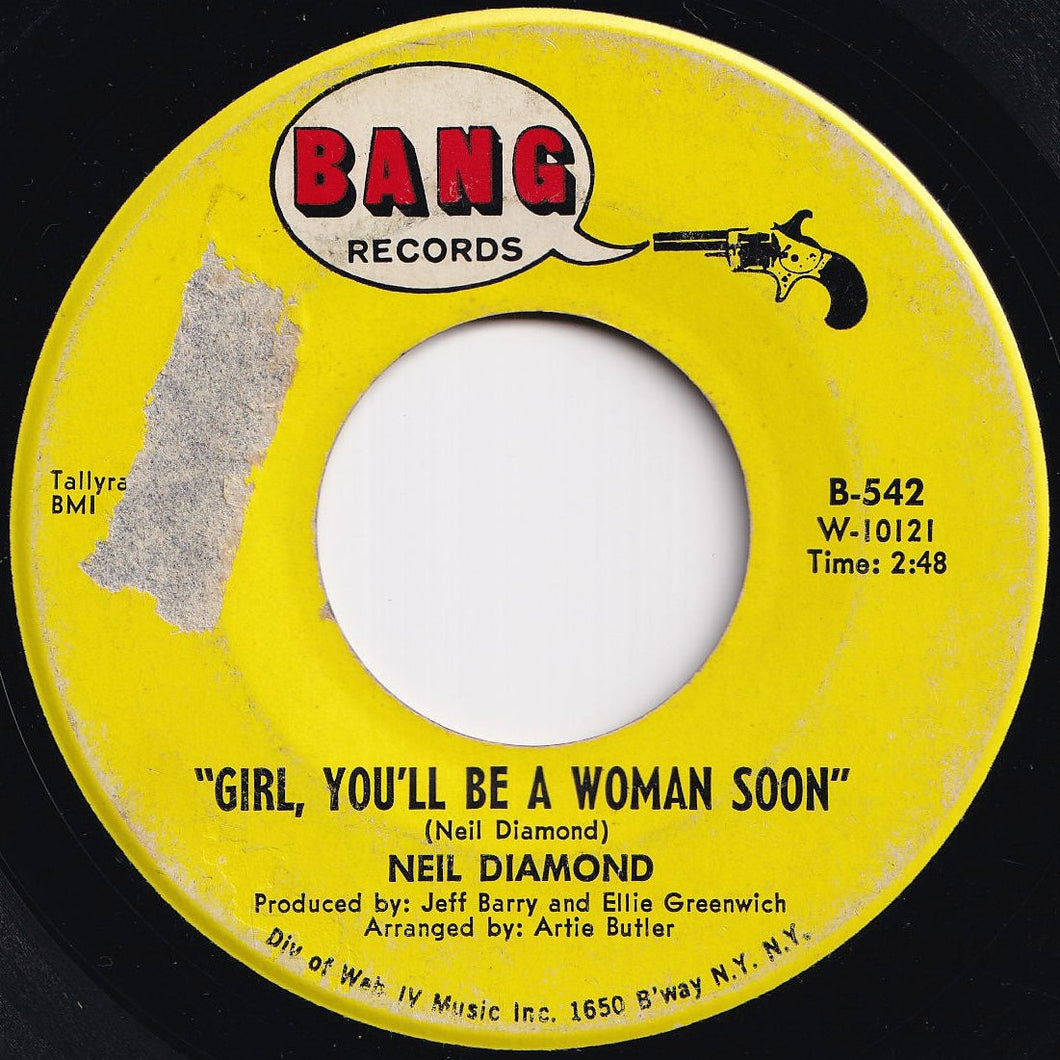 Neil Diamond - Girl, You'll Be A Woman Soon / You'll Forget (7 inch Record / Used)