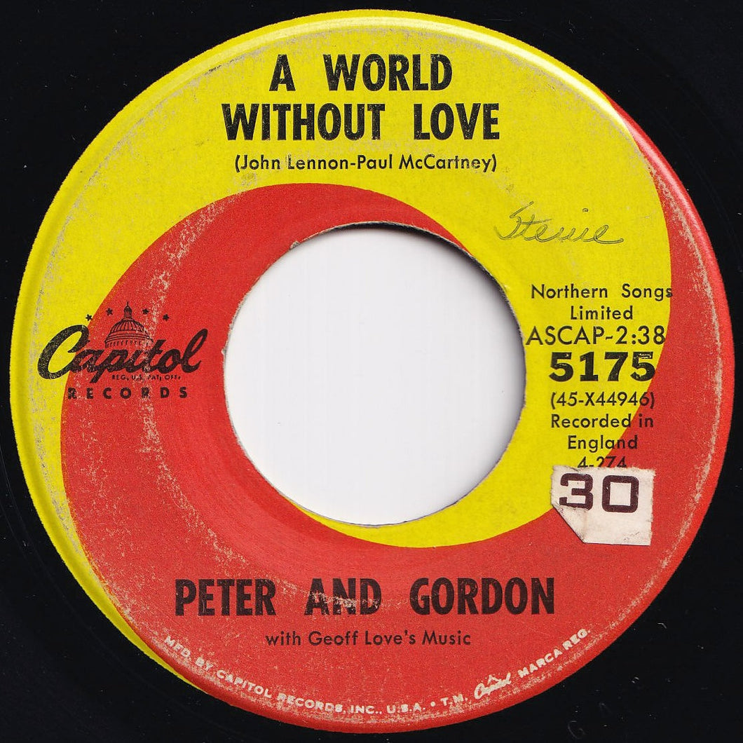 Peter And Gordon - A World Without Love / If I Were You (7 inch Record / Used)