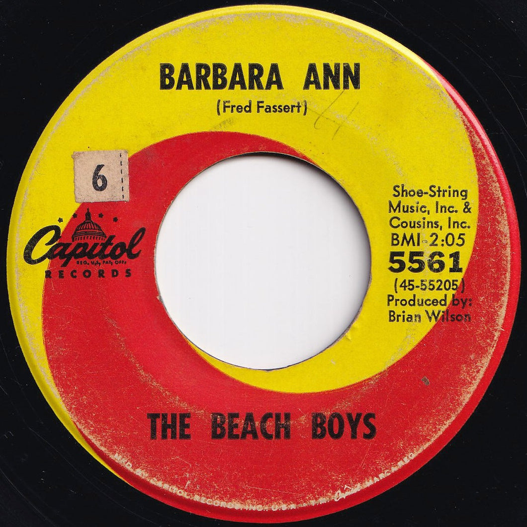 Beach Boys - Barbara Ann / Girl Don't Tell Me (7 inch Record / Used)