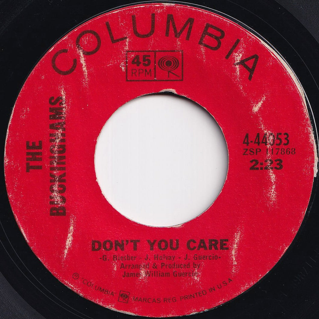 Buckinghams - Don't You Care / Why Don't You Love Me (7 inch Record / Used)