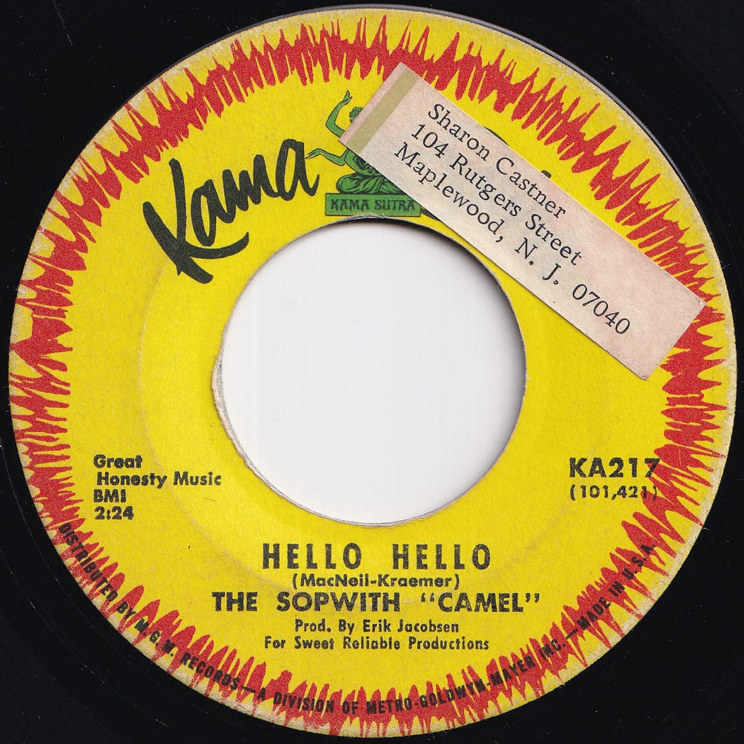 Sopwith Camel - Hello Hello / Treadin' (7 inch Record / Used)