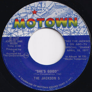 Jackson 5 - Never Can Say Goodbye / She's Good (7 inch Record / Used)