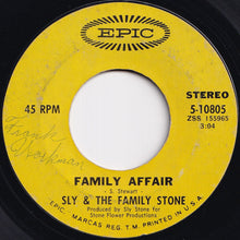 画像をギャラリービューアに読み込む, Sly &amp; The Family Stone - Family Affair / Luv N&#39; Haight (7 inch Record / Used)
