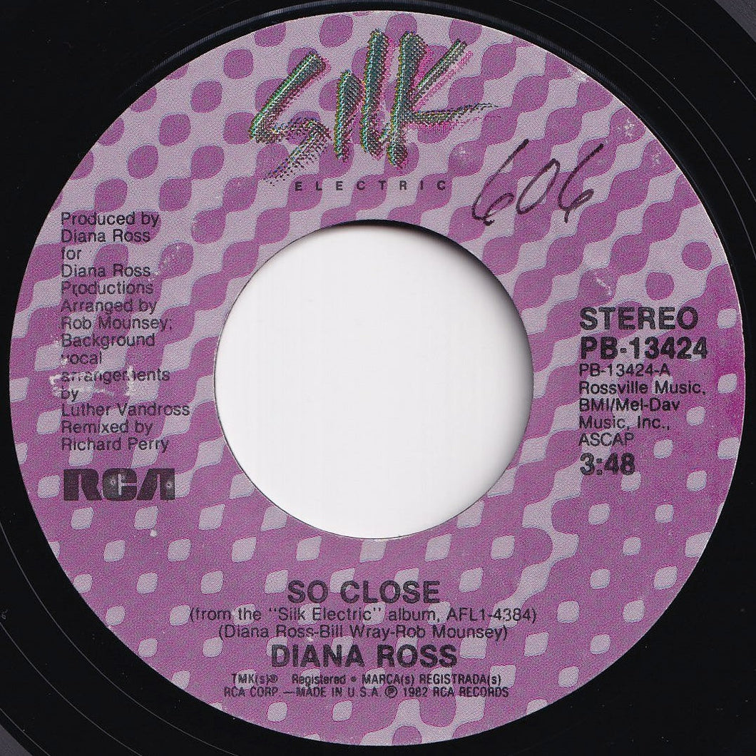 Diana Ross - So Close / Fool For Your Love (7 inch Record / Used)
