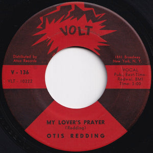 Otis Redding - My Lover's Prayer / Don't Mess With Cupid (7 inch Record / Used)