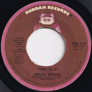 Melba Moore - This Is It / Stay Awhile (7 inch Record / Used)