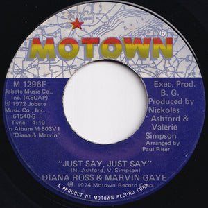 Diana Ross, Marvin Gaye - Don't Knock My Love / Just Say, Just Say (7 inch Record / Used)