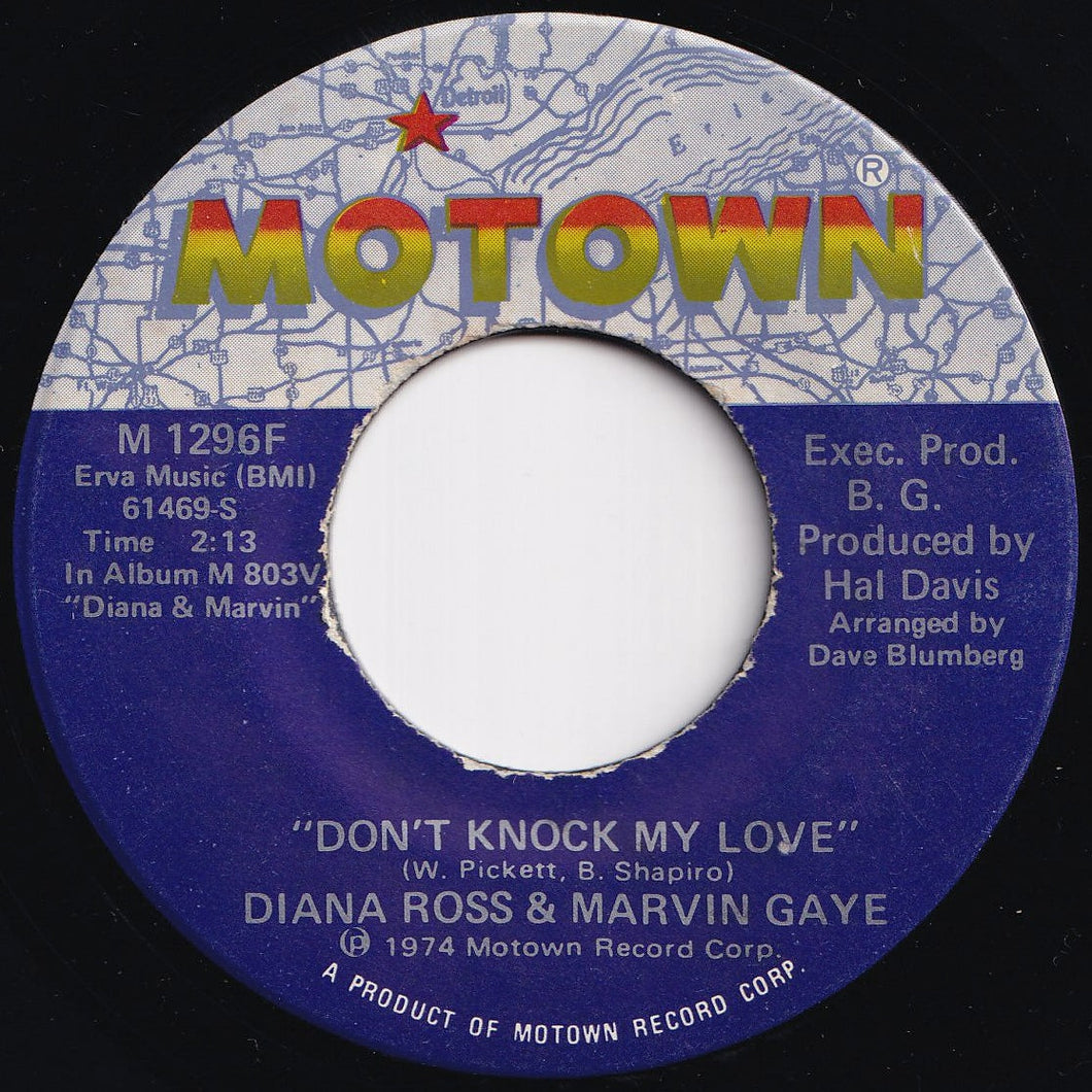 Diana Ross, Marvin Gaye - Don't Knock My Love / Just Say, Just Say (7 inch Record / Used)