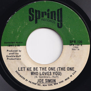 Joe Simon - Drowning In The Sea Of Love / Let Me Be The One (The One Who Loves You) (7 inch Record / Used)