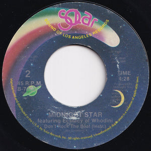 Midnight Star - Don't Rock The Boat / (Instrumental) (7 inch Record / Used)