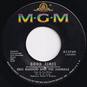 Eric Burdon And The Animals - San Franciscan Nights / Good Times (7 inch Record / Used)