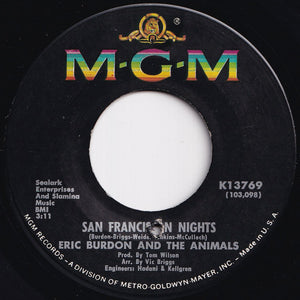 Eric Burdon And The Animals - San Franciscan Nights / Good Times (7 inch Record / Used)