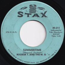 画像をギャラリービューアに読み込む, Booker T &amp; The MG&#39;s - Hip Hug-Her / Summertime (7 inch Record / Used)
