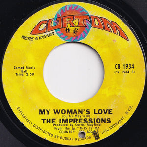 Impressions - This Is My Country / My Woman's Love (7 inch Record / Used)