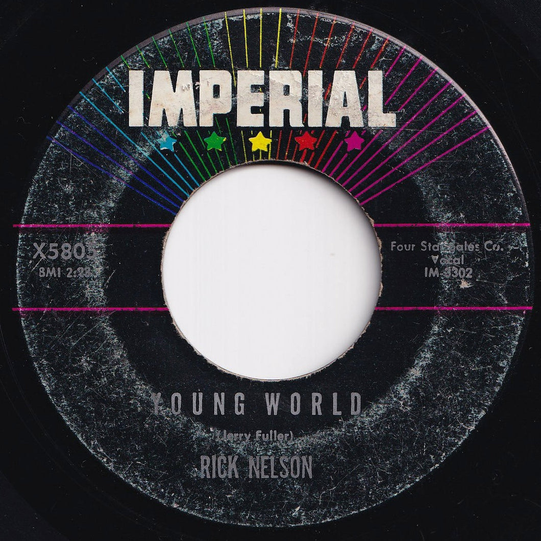 Rick Nelson - Young World / Summertime (7 inch Record / Used)