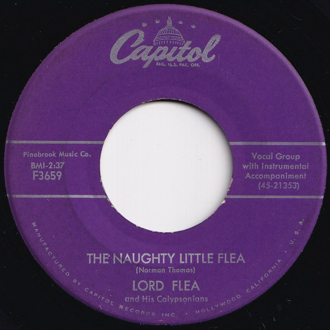 Lord Flea And His Calypsonians - The Naughty Little Flea / Shake Shake Sonora (7 inch Record / Used)