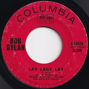 Bob Dylan - Lay Lady Lay / Peggy Day (7 inch Record / Used)