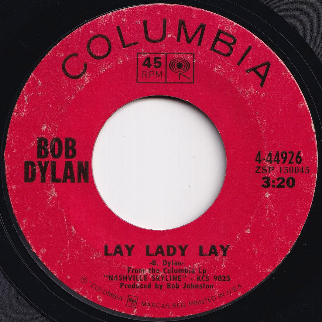 Bob Dylan - Lay Lady Lay / Peggy Day (7 inch Record / Used)