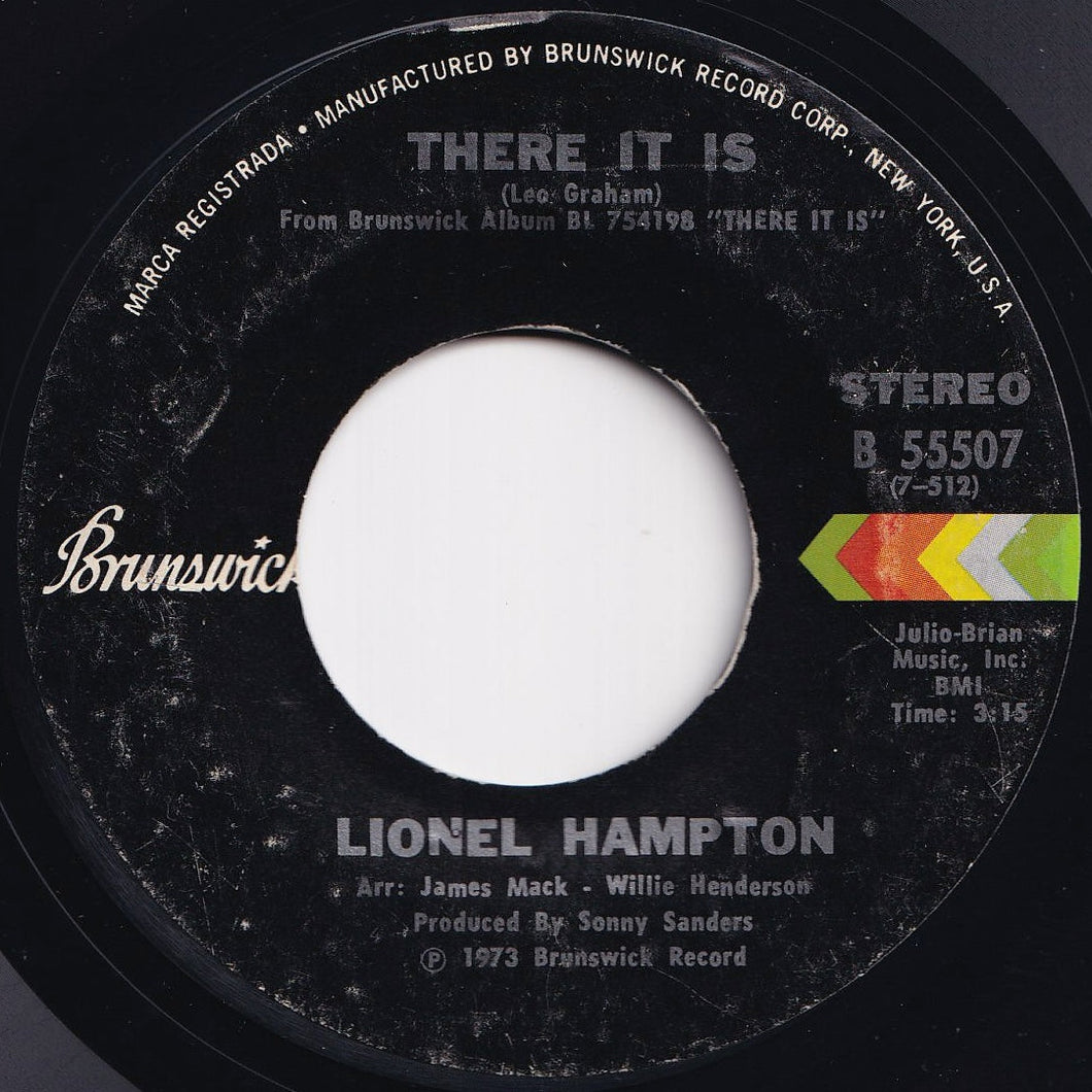 Lionel Hampton - There It Is / Happiness (7 inch Record / Used)