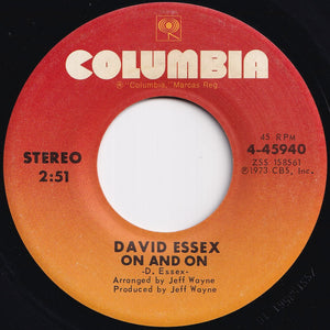 David Essex - Rock On / On And On (7 inch Record / Used)