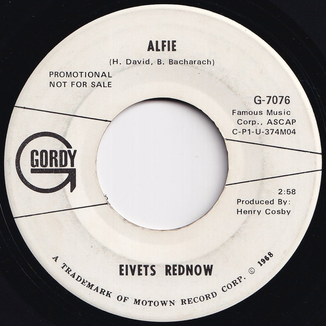 Eivets Rednow - Alfie / Alfie (7 inch Record / Used)