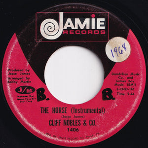 Cliff Nobles & Co - The Horse (Instrumental) / If You Don't (7 inch Record / Used)