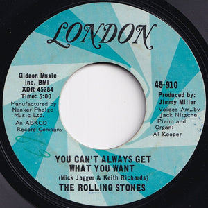 Rolling Stones - Honky Tonk Women / You Can't Always Get What You Want (7 inch Record / Used)